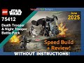 💥 NEW LEGO Star Wars Death/Night Trooper Battle Pack 75412 Speed Build &amp; Review Without Instructions