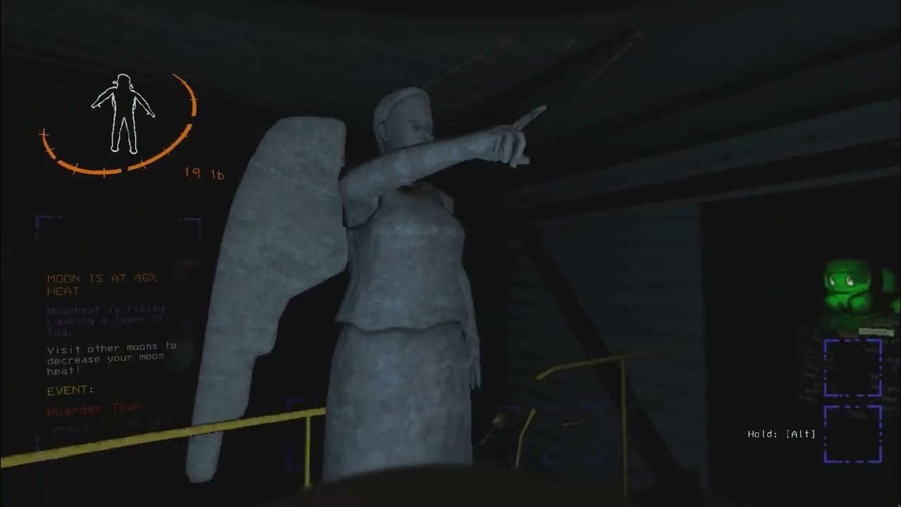 Terrifying Weeping angel in lethal company YouTube