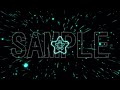 【sample】star and light trail effect background #effects #particles #animation