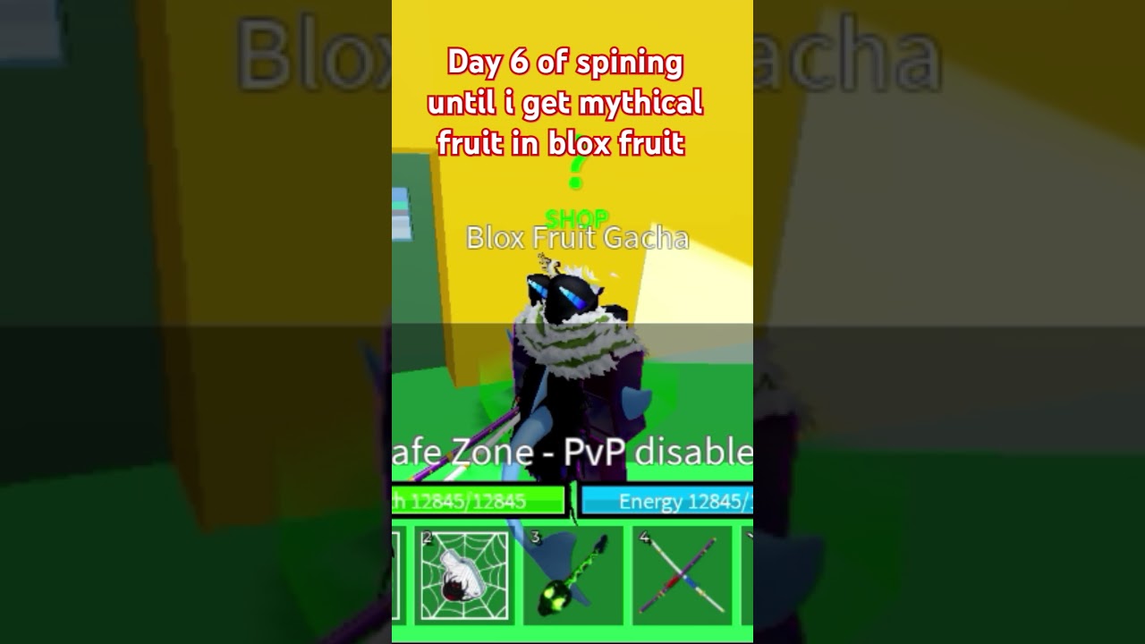 Spining fruit until i get mythical fruit day 6 with ultra lagging 
