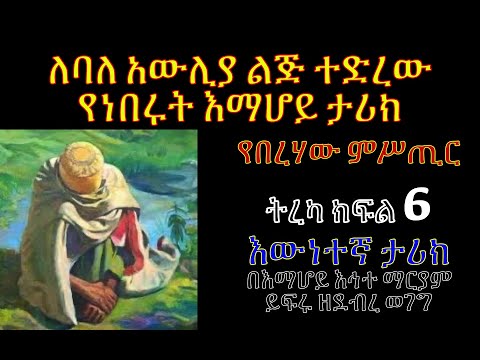 የበረሀው ምስጢር ክፍል 6 ለባለ አውሊያ የተዳሩት እማሆይ እውነተኛ ታሪክ Emaretube Yeberehaw Mistir