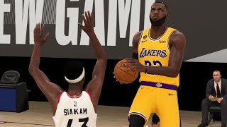 Nba live 8/1 lakers vs raptors full game highlights in 2020 today
action with los angeles toronto 2k20 lebron james and ant...