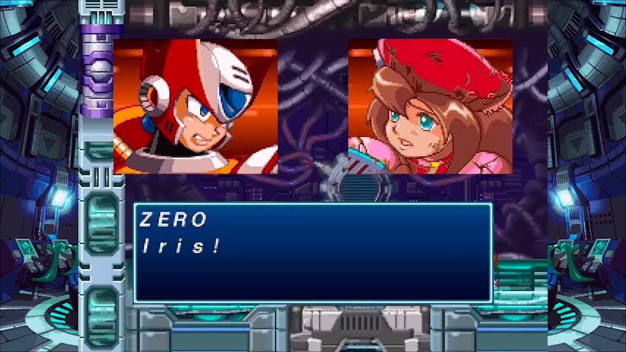 Megaman x4 zero vs iris