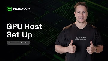 How to set up as a GPU Host on Nosana with Kees