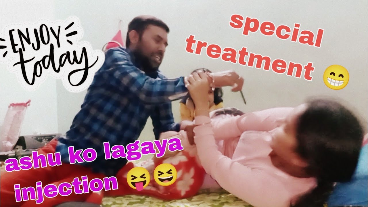 vlog301|| ashu ko lgaya papa ji ne injection//luckyvlog - YouTube