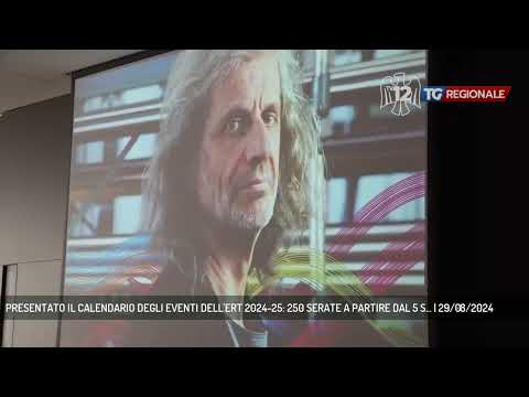 PRESENTATO IL CALENDARIO DEGLI EVENTI DELL'ERT 2024-25: 250 SERATE A PARTIRE DAL 5 S... | 29/08/2024