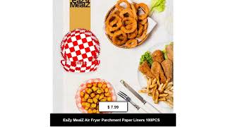 Eazy Mealz Air Fryer Parchment Paper Liners 100pcs