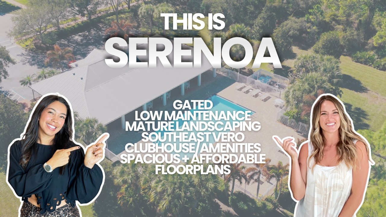 🌴 Добро пожаловать в Сереноа | Красочный прибрежный городок в Веро-Бич, Флорида 🌴