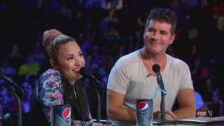 Demi Lovato and Simon Cowell 5 - The X Factor US LEGENDADO