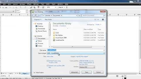 How to Convert Corel Draw Files to PDF