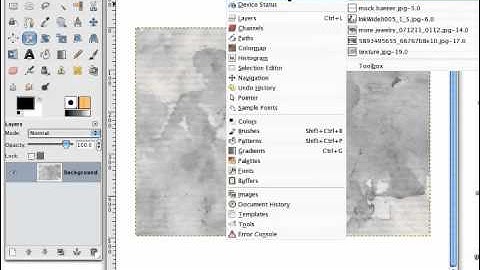 Etsy Banner with Textures and Graphics in GIMP