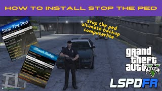 How To Imstall Stop The Ped, Ultimate Backup & Computerlite  | #lspdfr | Bejoijo Plugins!! #gta5mods