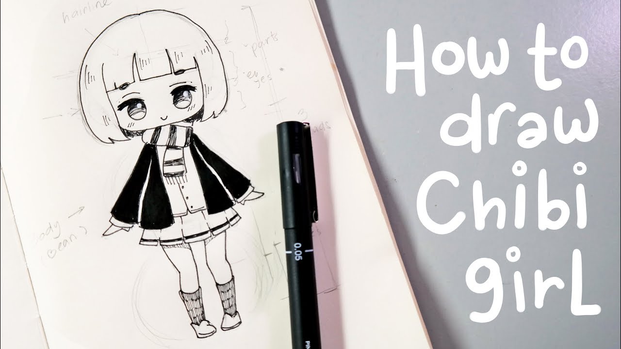 manga chibi girl  Chibi girl drawings, Easy chibi drawings, Chibi drawings