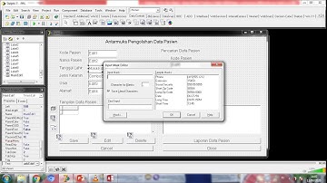 Contoh pembuatan program data pasien rumah sakit dengan menggunakan Delphi 7