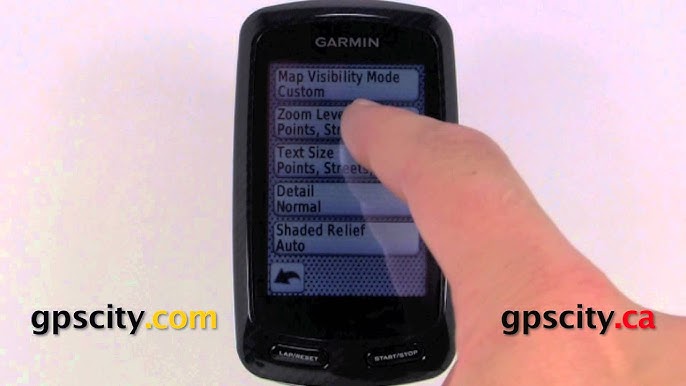 Garmin Edge 800 GPS Bike Computer - Unit Settings Tutorial - YouTube
