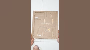 Awesome Cardboard Puzzle Maze Game From Cardboard #ytshorts #trend #shorts #youtube #youtubeshorts
