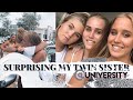 Visiting my twin sister *she had no idea*...