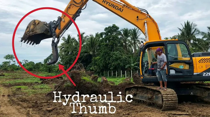 Hydraulic Thumb Install in Hyundai Excavator 2019