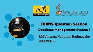 DataBase Task 44|1 st Year|Semester 01|Java Institute|Vihanga Nethmini