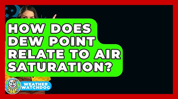 How Does Dew Point Relate To Air Saturation? - Weather Watchdog