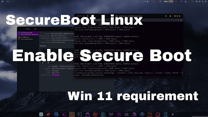 Enable secure boot on Linux | Dual boot Windows 11 and Linux