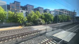 Riding on Northbound Weekend Local @caltrain #645 from San Jose Diridon to South San Francisco.