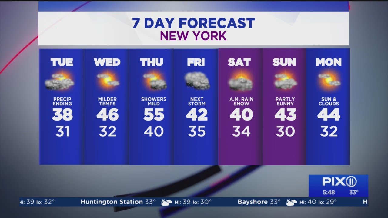 Snowstorm blankets New York and New Jersey - YouTube