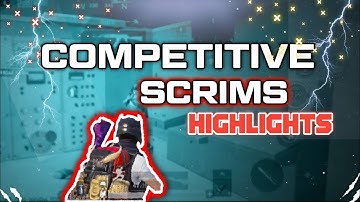 Competitive Scrims Highlights 💖🌹🔥 || • PUBG MOBILE • || REALME X3 •