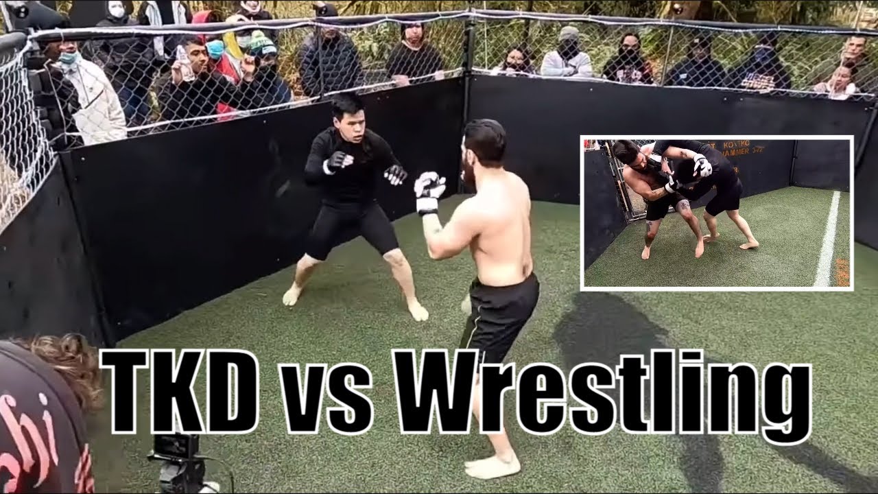Awesome Taekwondo vs Wrestling MMA Match From Streetbeefs YouTube