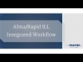 Alma/RapidILL Integrated Workflow