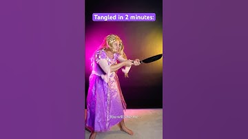 Tangled in 2 minutes PART 1 #shorts #tangled #rapunzel #disney #disneymovies