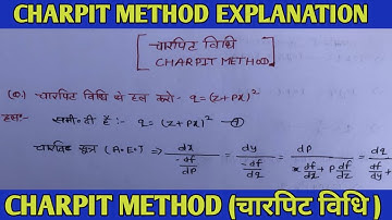 Charpit method | Charpit method solution q= (z+px)^2 |
