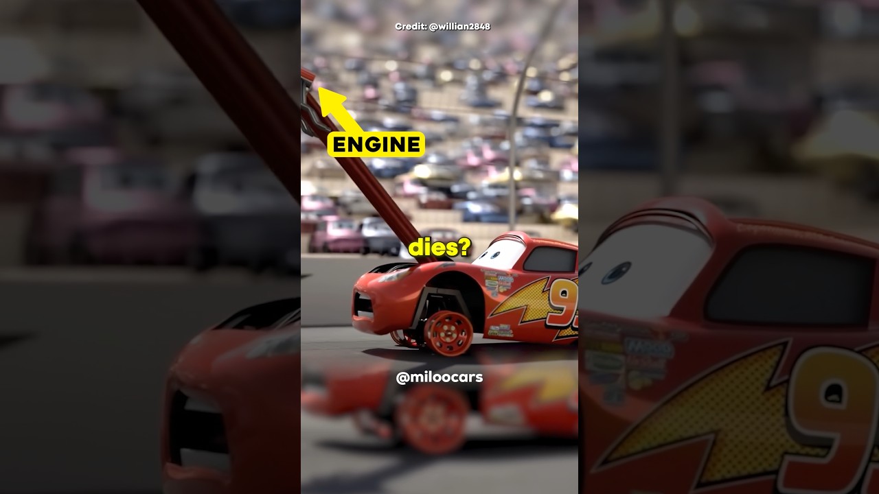 ТРАВМАТИЧЕСКАЯ СЦЕНА Молнии Маккуина (удалено)