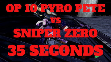 OP 10 Pyro Pete Vs. Sniper Zer0 in 35 Seconds (Without Pre-Stacking)