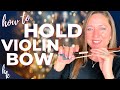 How to hold a violin bow step by step for best results