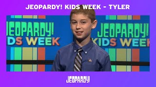 Jeopardy! Kids Week - Tyler | JEOPARDY!