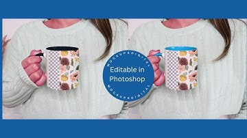 Two-Tone Mug Smart Object Mockup Accent Mug Mockup