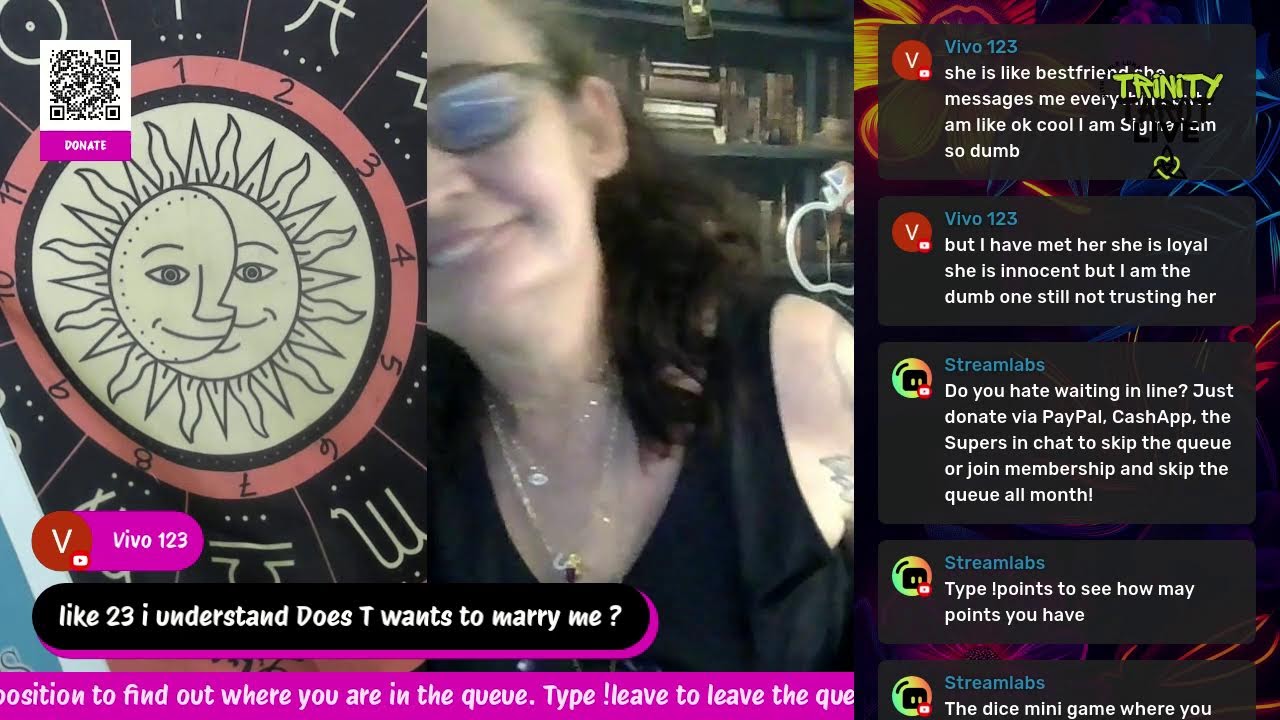 Trinitytarotlive com presents free one card tarot reads with apple luna