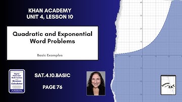 SAT.4.10.Basic: Quadratic and Exponential Word Problems, page 76