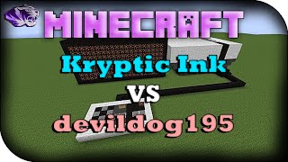 Minecraft 1v1 Showndown Games: Build Battle - Kryptic Ink vs Devildog195
