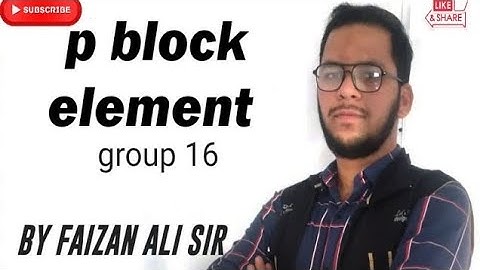 P - Block Element Group - 16 Part 12 Structure & Uses of Ozone:O3