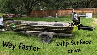New motor for the 14ft mud boat!! by The brown compound  151,463 views 1 year ago 16 minutes