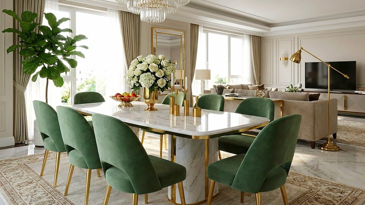 Luxury Dining Room Decorating Ideas 2026 | Elegant Dining Table Ideas & Home Interior Design Trends