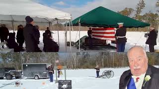 Military Funeral for Robert Monaghan US Army at Atlantic County Veterans Cemetery