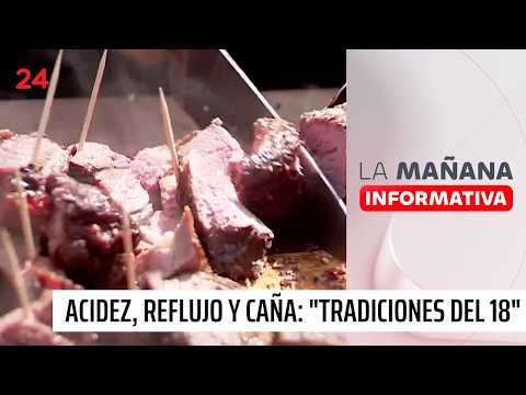 Heartburn, acid reflux, and hangovers: The "other traditions" of the 18th | 24 Horas TVN Chile