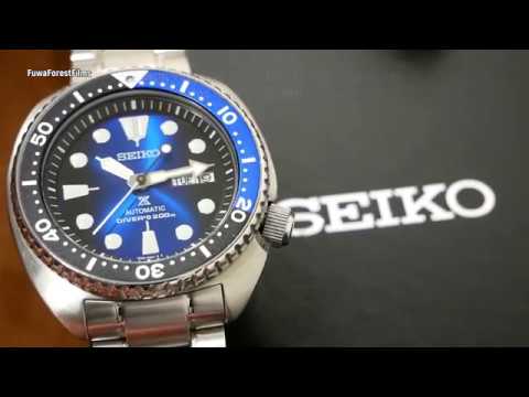 Seiko Prospex Diver New Turtle SRPC25K1 Deep Blue Batman (4R36) Uhr Clock  Watch - YouTube