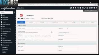 Installing TomatoCart with Softaculous in cPanel screenshot 3