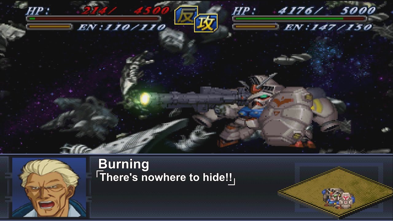 ENG Sub]Super Robot Wars Alpha 2 - Gundam GP02 Attacks | 第2次