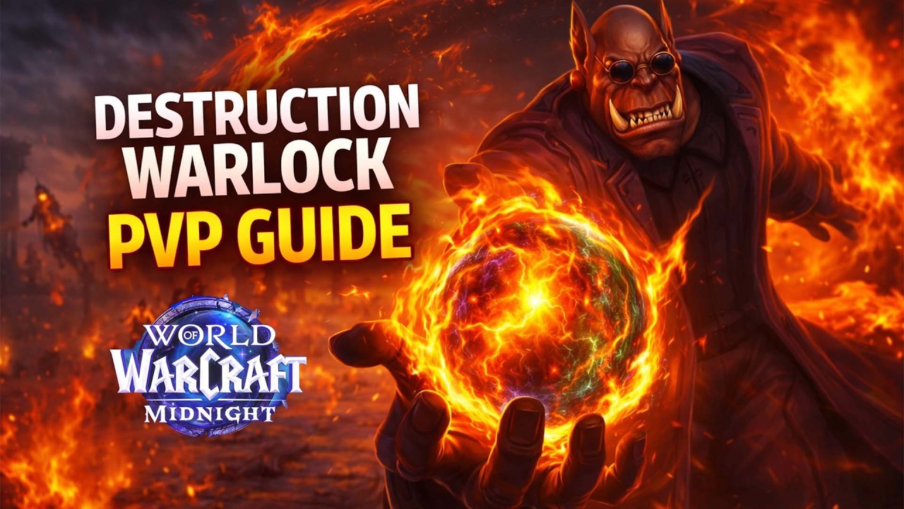 BEST WARLOCK BUILD - Destruction warlock pvp guide midnight season 1 ...