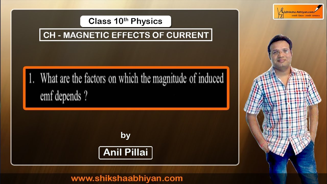 Conductor a depends the in the of the e.m.f. magnitude induced on What is